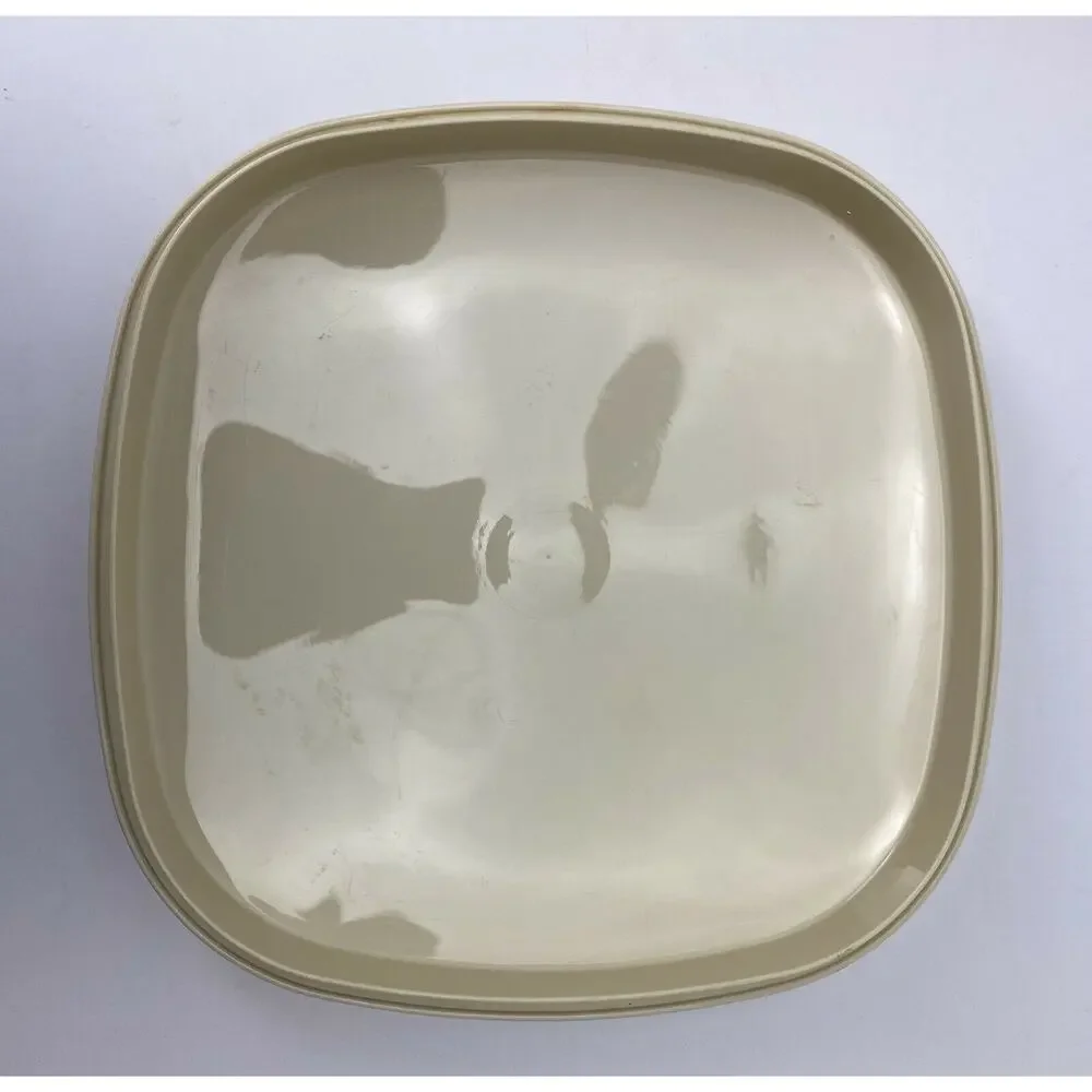 Vintage Tupperware Harvest Gold Steam n Store Colander Storage Container 888-10